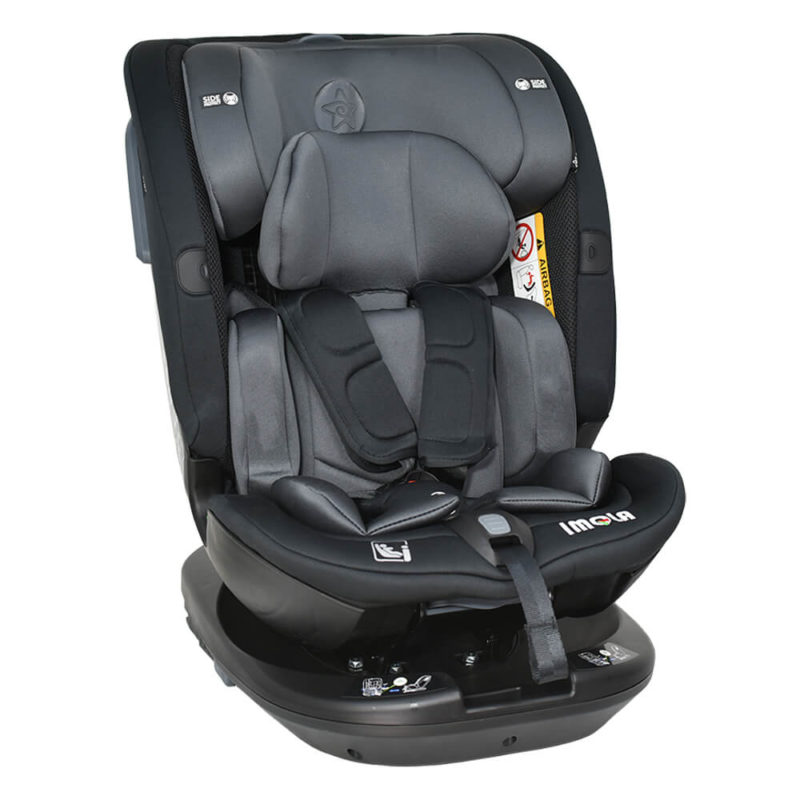 ΚΑΘIΣΜΑ ΑΥΤOKINHΤΟΥ  IMOLA ISOFIX I-SIZE 360° BLACK
