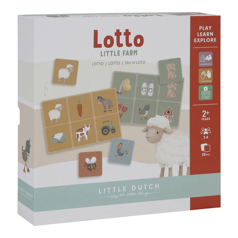 Επιτραπέζιο παιχνίδι παρατηρητικότητας Lotto Little Farm