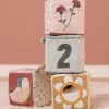 Σετ παιχνιδιού με υφασμάτινους κύβους Flowers & Butterflies