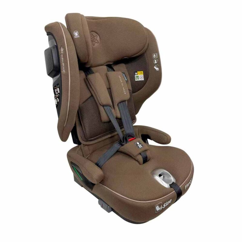 934-182 ΚΑΘΙΣΜΑ ΑΥΤΟΚΙΝΗΤΟΥ FLEXY ISOFIX I-SIZE 76-150cm COFFEE